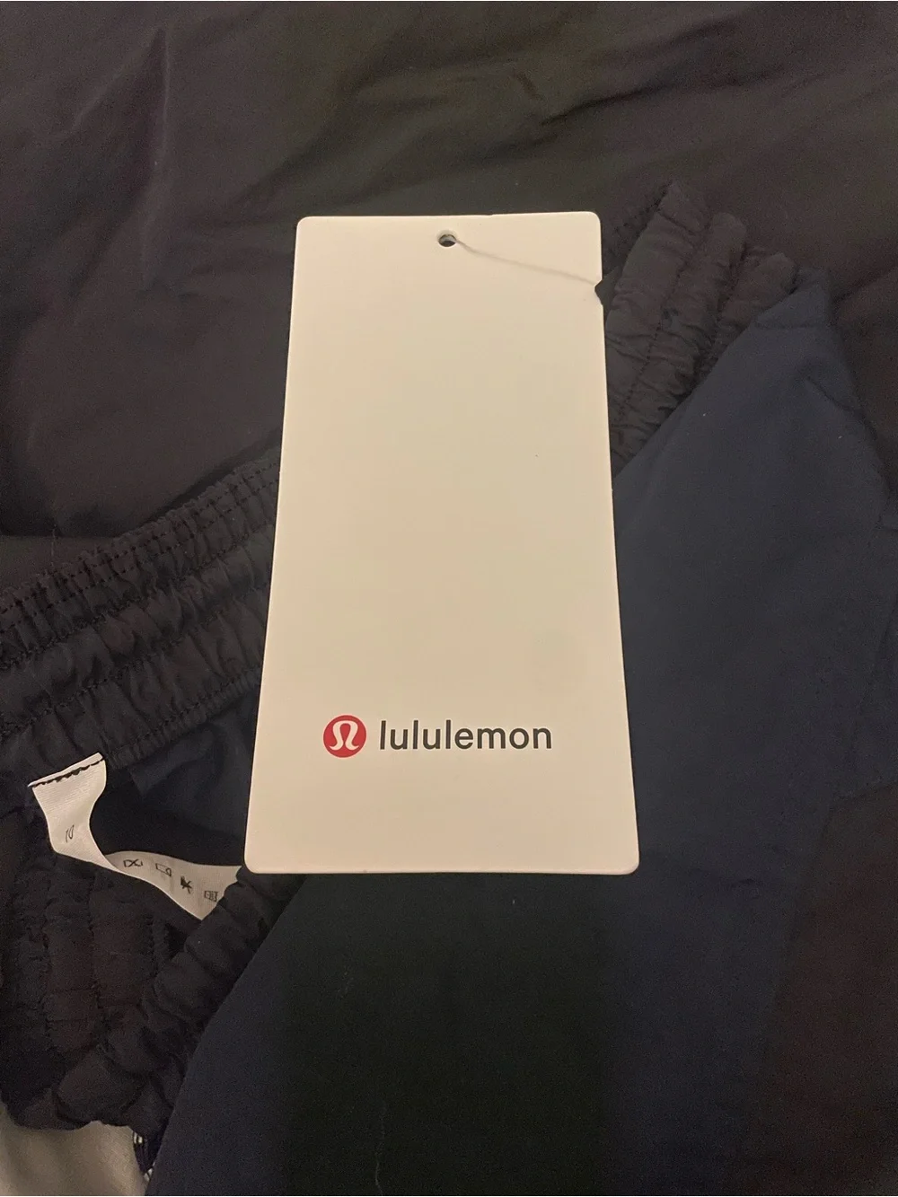 NWT LULULEMON Evergreen True Navy Black Water Repellent Windproof Shorts Large